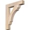 Ekena Millwork Olympic Block Smooth Bracket, Douglas Fir, 3 1/2"W x 22"D x 26"H BKT04X22X26OLY05SDF - alternate 1